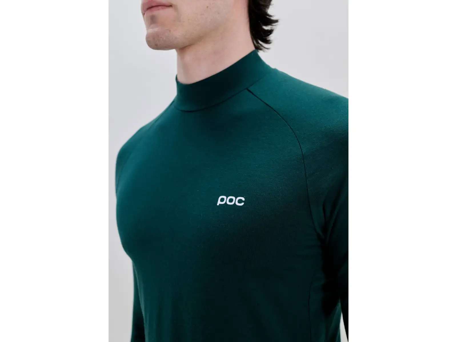 POC Layer Merino pánské spodní triko dlouhý rukáv Pargasite Green