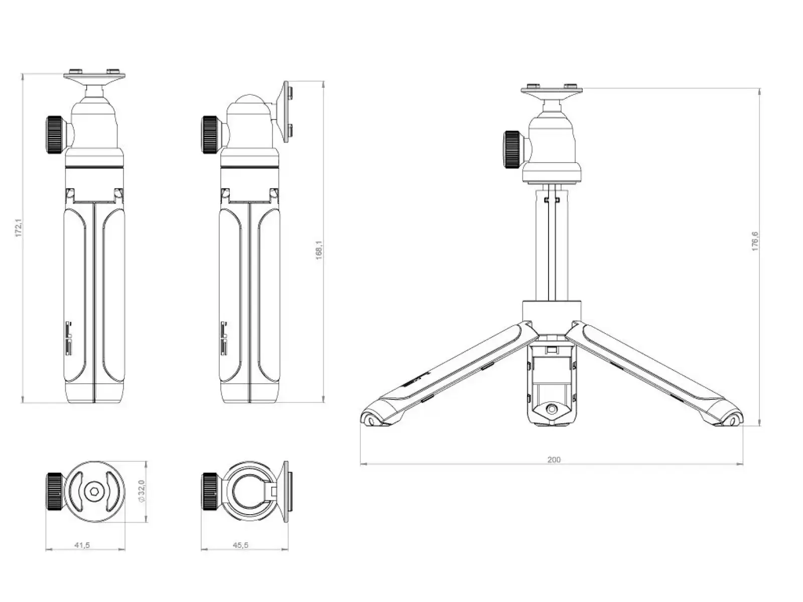 SP Connect Tripod Pole SPC+ teleskopický tripod