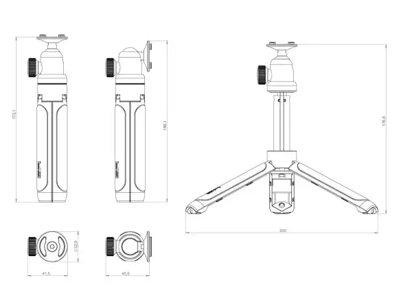SP Connect Tripod Pole SPC+ teleskopický tripod
