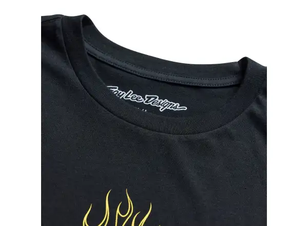 Troy Lee Designs Flame 2 pánské triko krátký rukáv Black