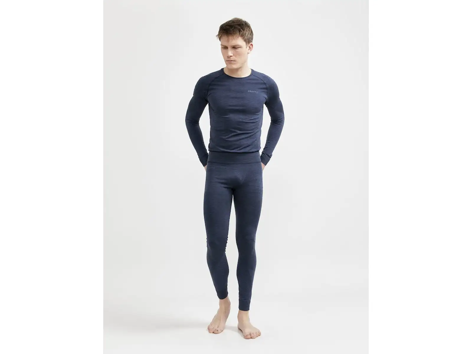 Craft Core Dry Active Comfort pánské triko dlouhý rukáv modrá
