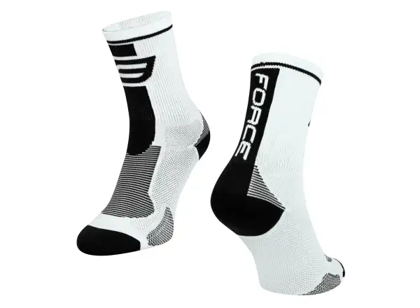 Force Long ponožky bílá/černá