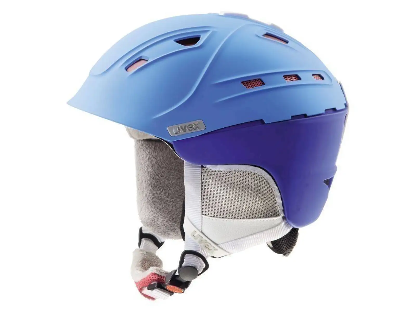 Uvex P1US WL dámská lyžařská helma blue/red mat