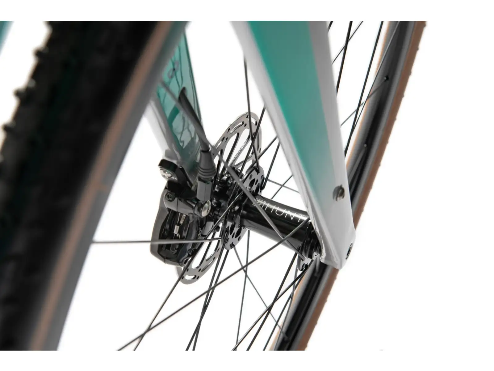Bombtrack Tension 2 cyklokrosové kolo Glossy Grey / Green