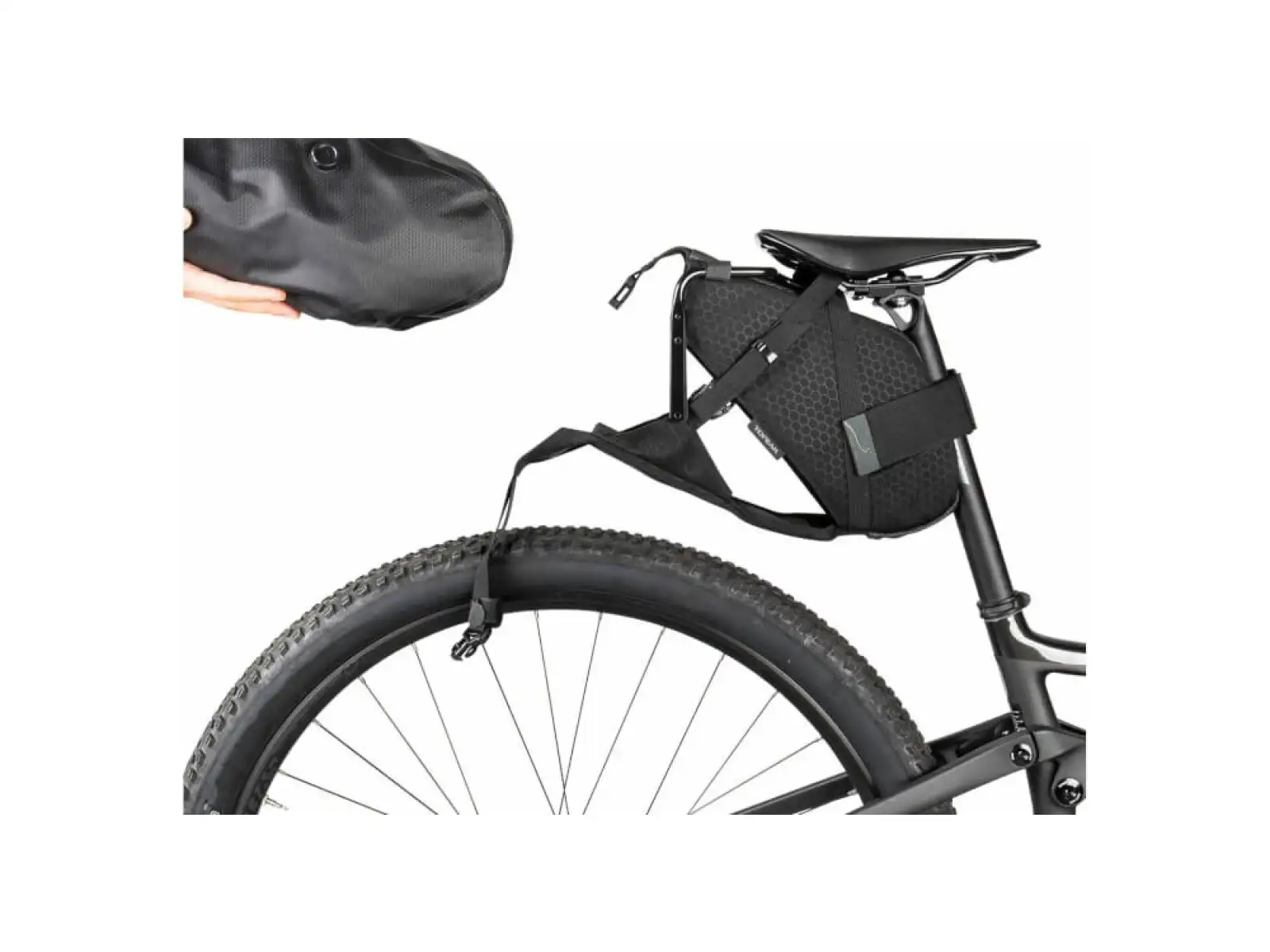 Topeak BackLoader X podsedlová brašna 15 l černá