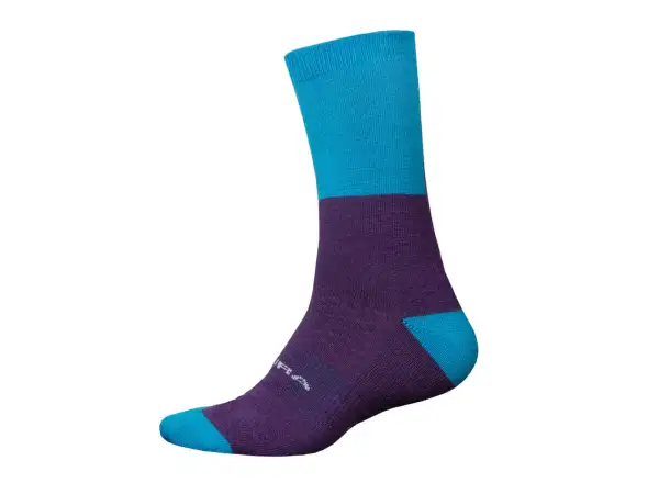 Endura zimní ponožky BaaBaa Merino elektrická modrá