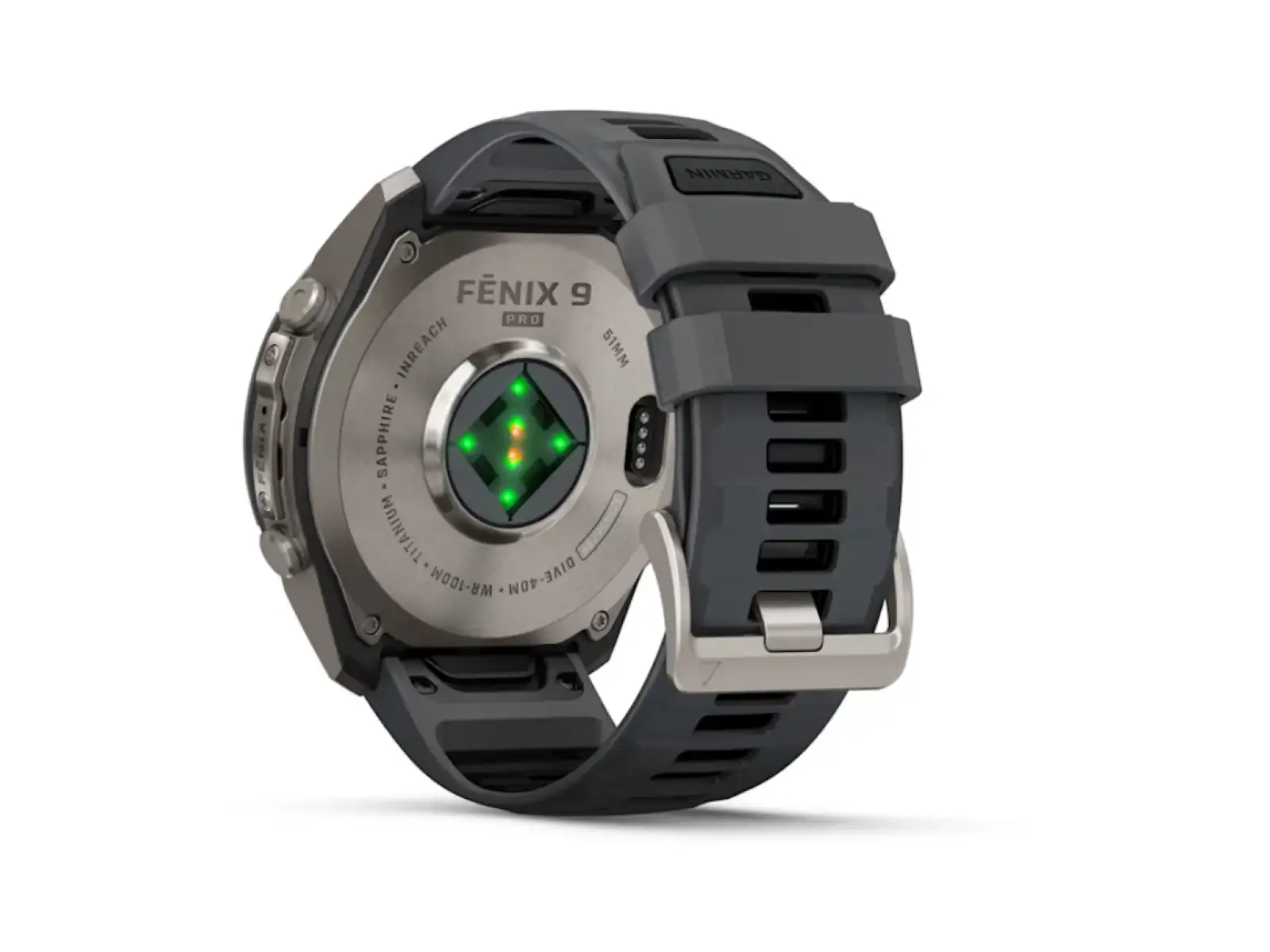 Garmin Fénix 9 Pro inReach 51 mm chytré hodinky Titanium Graphite/Black