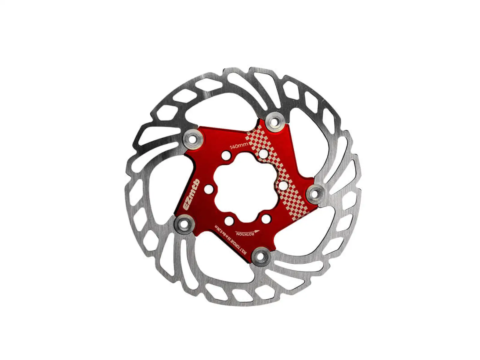 EZmtb brzdový kotouč 140 mm červená