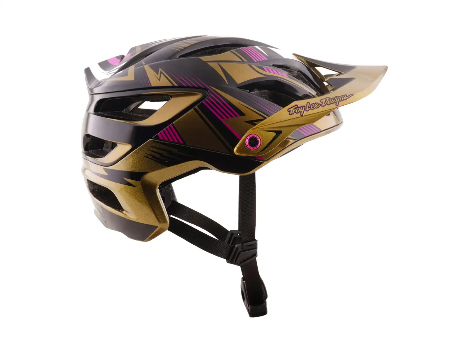 Troy Lee Designs A3 MIPS Cyclops helma Gold/Black