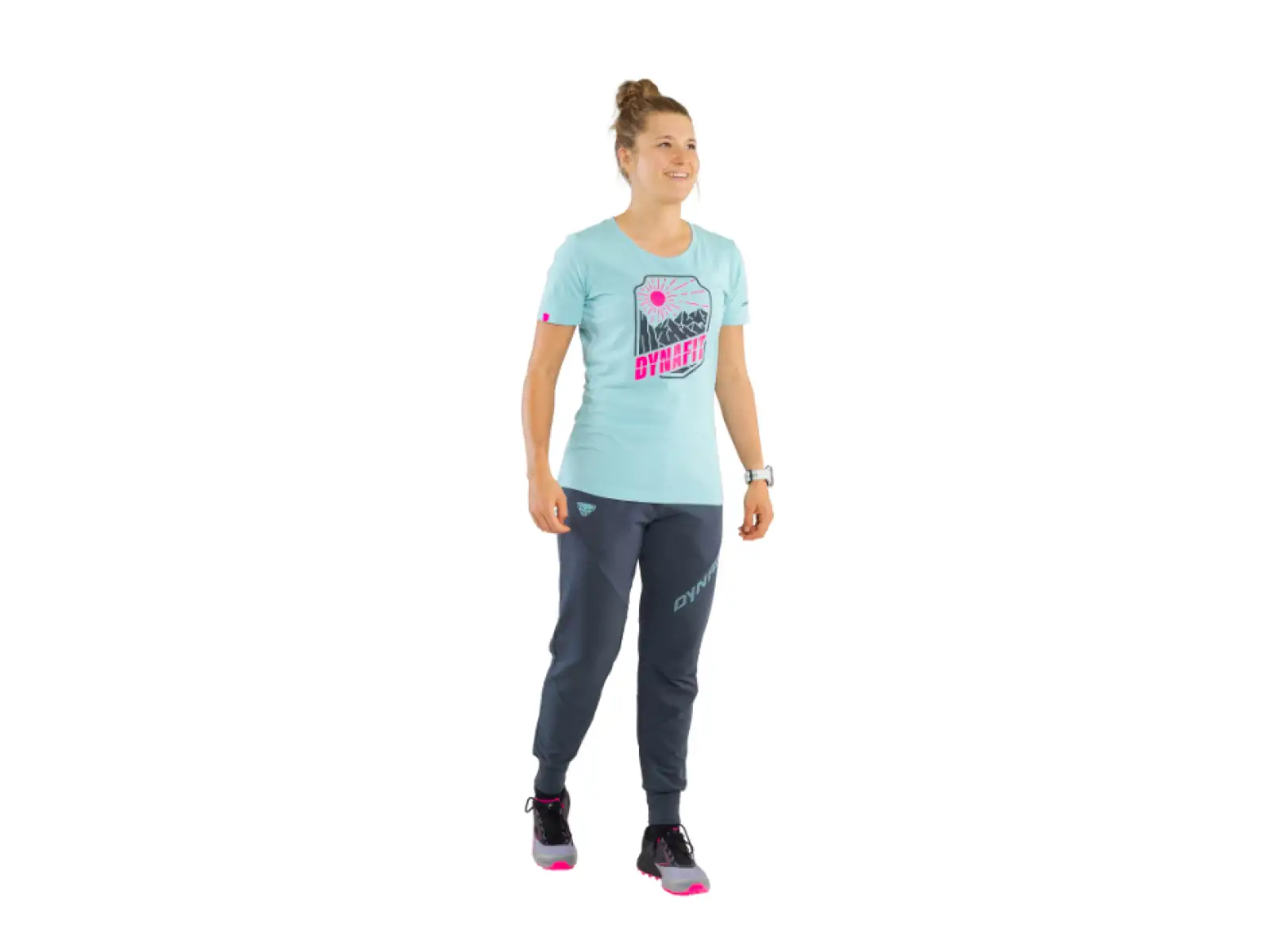 Dynafit Graphic Cotton dámské triko krátký rukáv Marine Blue/Badge