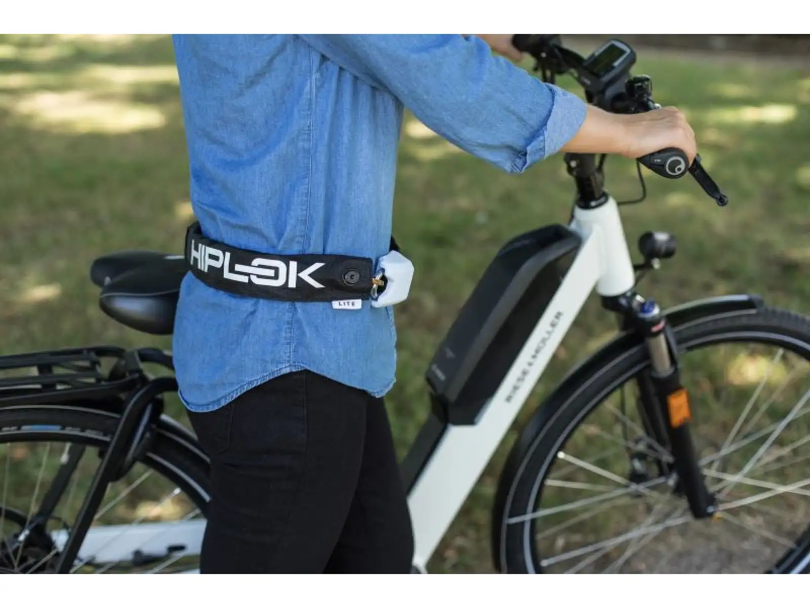 Hiplok Lite zámek black/white