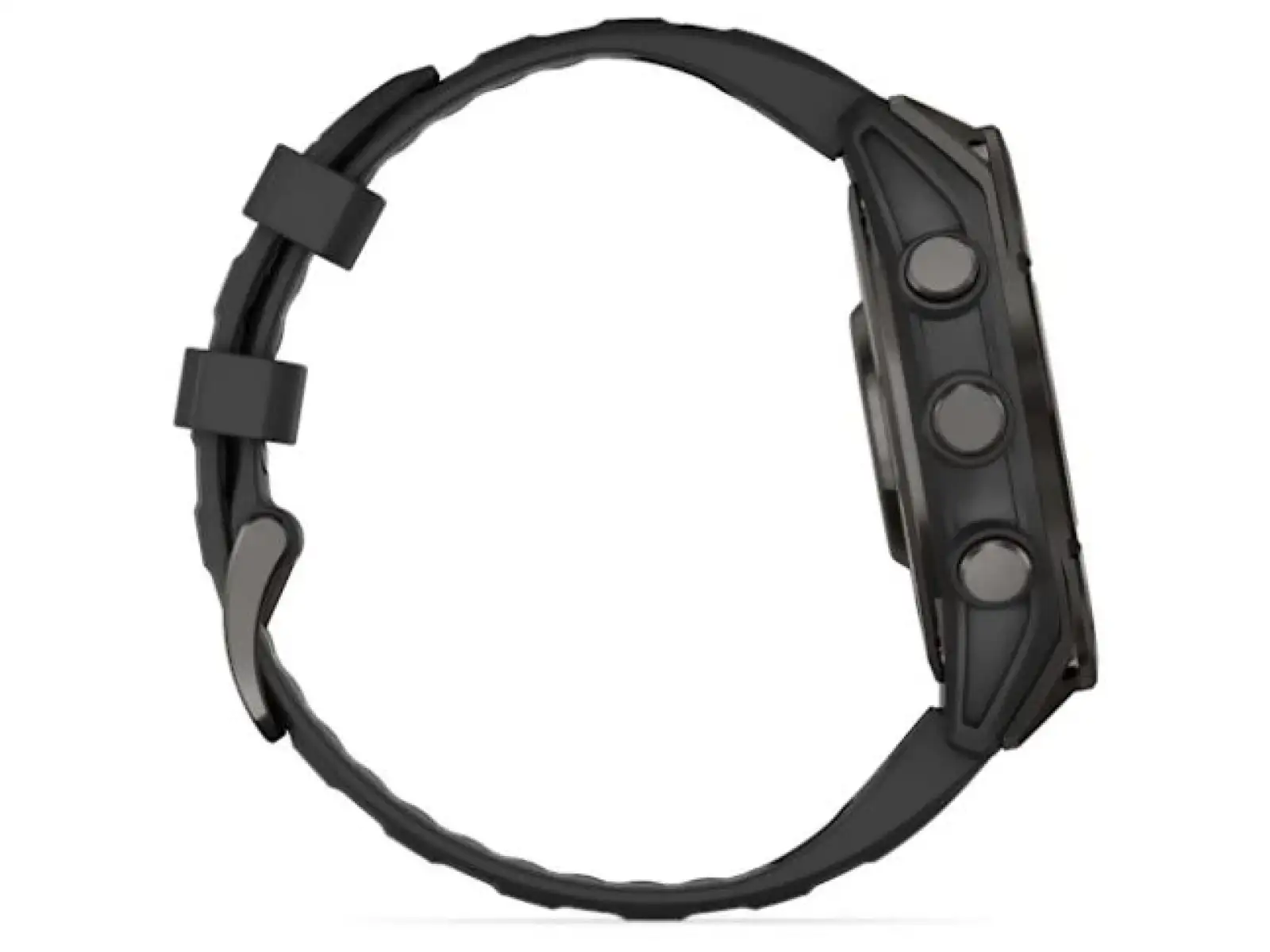 Garmin fenix 8 - 47 mm AMOLED Sapphire chytré hodinky Carbon grey DLC titanium Black/Gray
