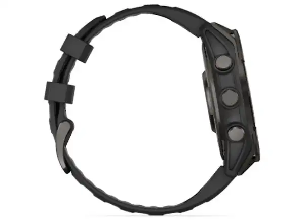 Garmin fenix 8 - 47 mm AMOLED Sapphire chytré hodinky Carbon grey DLC titanium Black/Gray