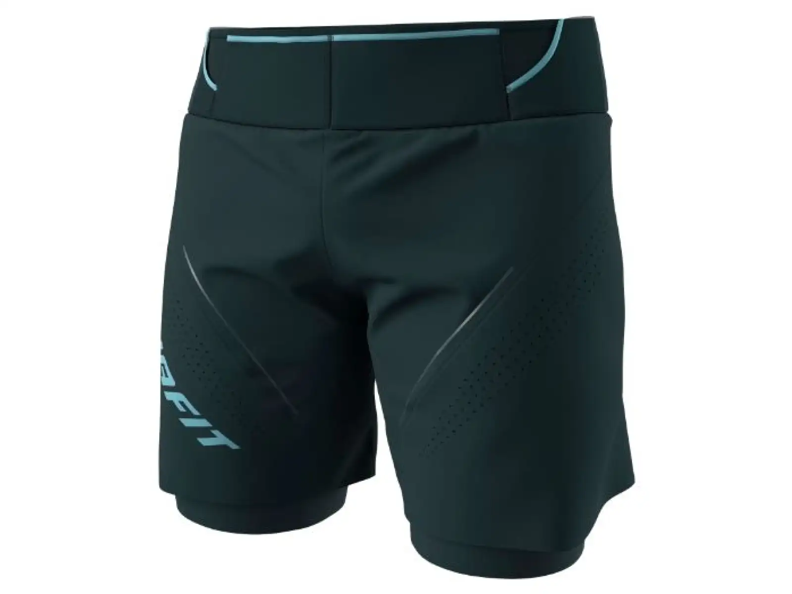 Dynafit Ultra 2v1 pánské běžecké kraťasy Blueberry/Storm Blue