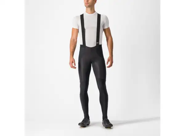 Castelli Sorpasso RoS Bibtight pánské kalhoty s laclem a vložkou Black