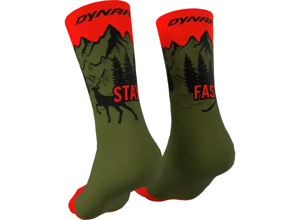 Dynafit Stay Fast sportovní ponožky Winter Moss