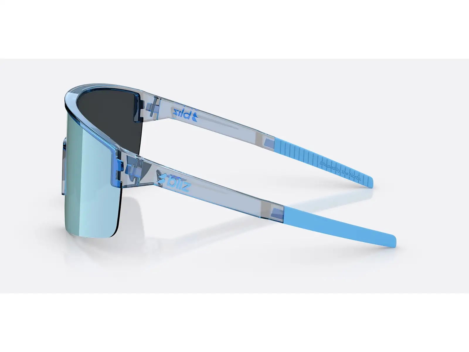 Bliz P004 sluneční brýle Transparent Blue/Smoke Ice Blue Multi