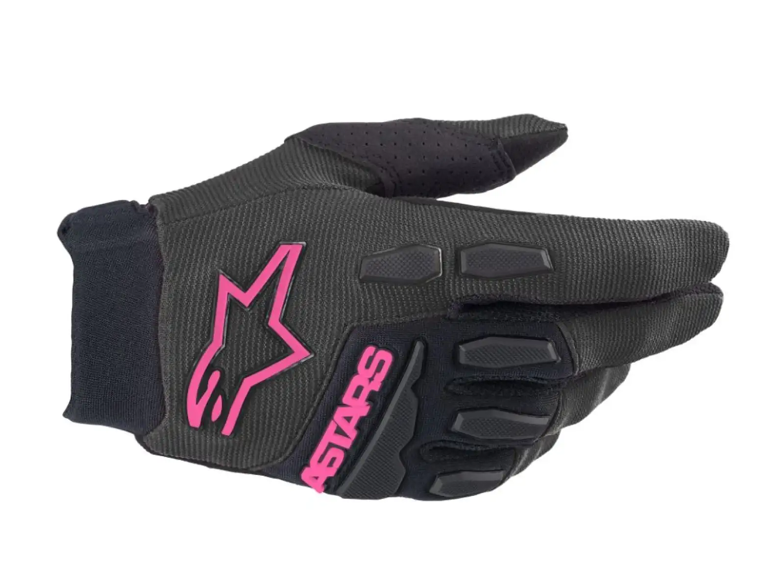 Alpinestars Stella Freeride cyklistické rukavice Black/Diva Pink