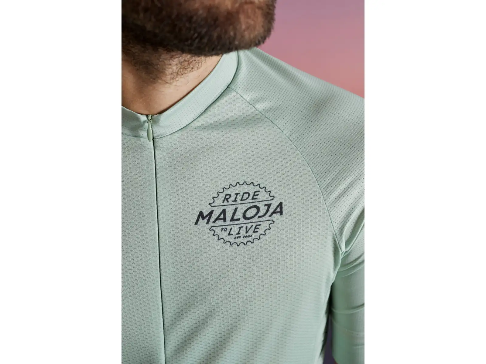Maloja TeseroM. pánský dres krátký rukáv Pastel Pine