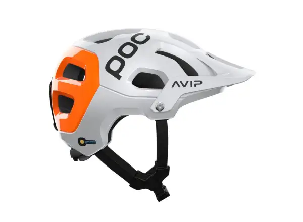 POC Tectal Race MIPS NFC přilba Hydrogen White/Fluorescent Orange AVIP