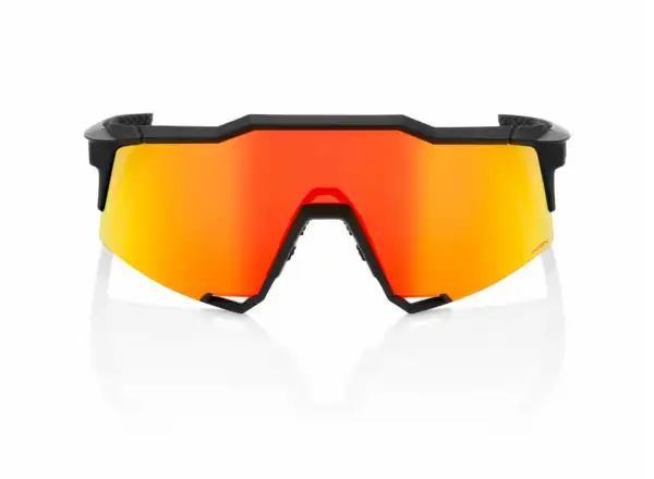 100% Performance Speedcraft cyklistické brýle Soft Tact Black/HIPER Red Multilay
