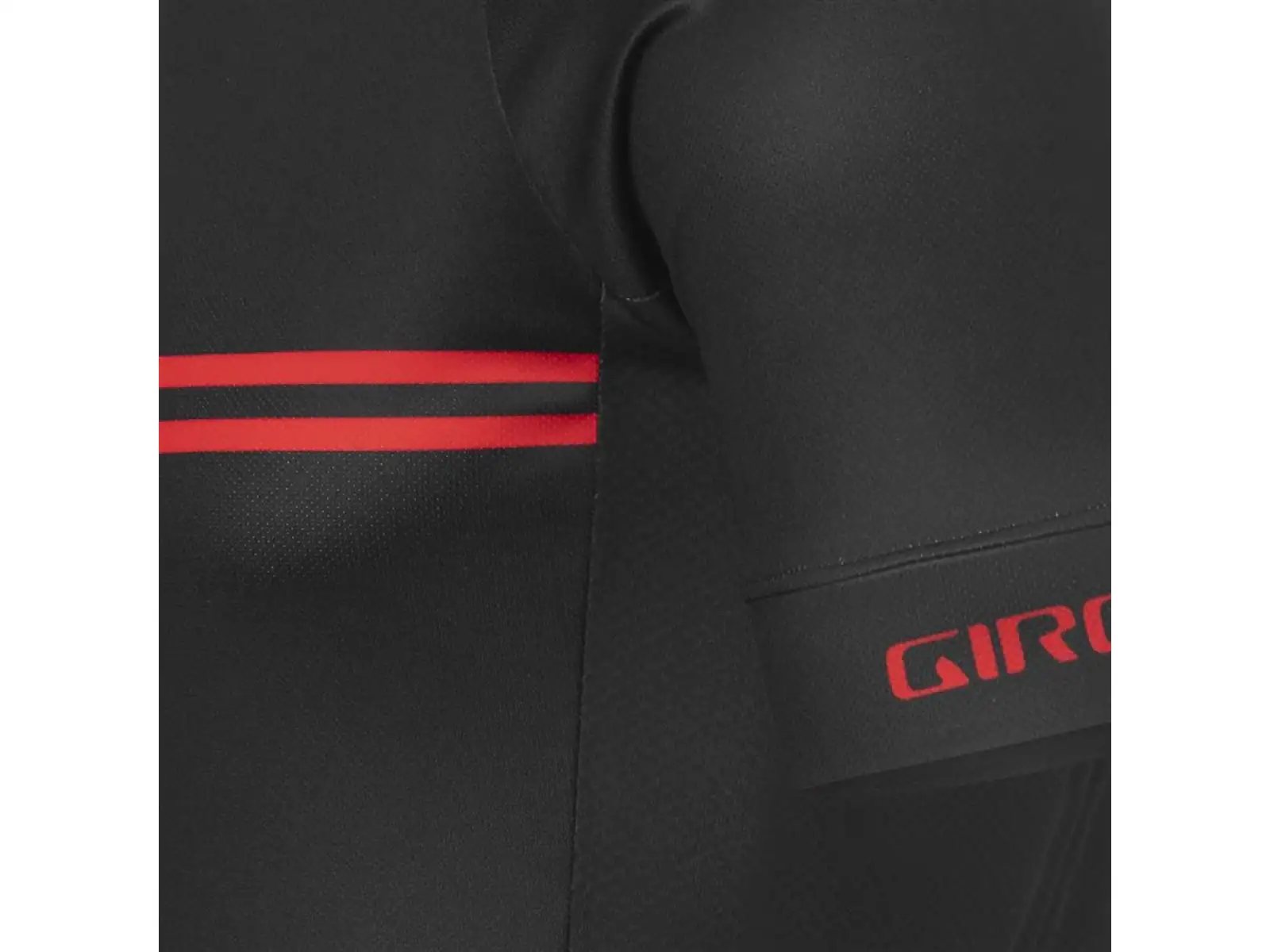 Giro Chrono Sport pánský dres krátký rukáv Black/Red Classic Stripe