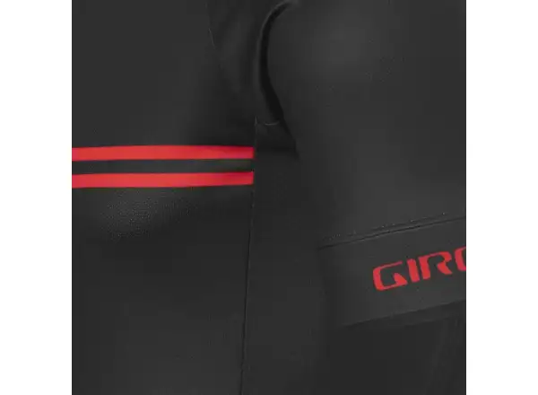 Giro Chrono Sport pánský dres krátký rukáv Black/Red Classic Stripe