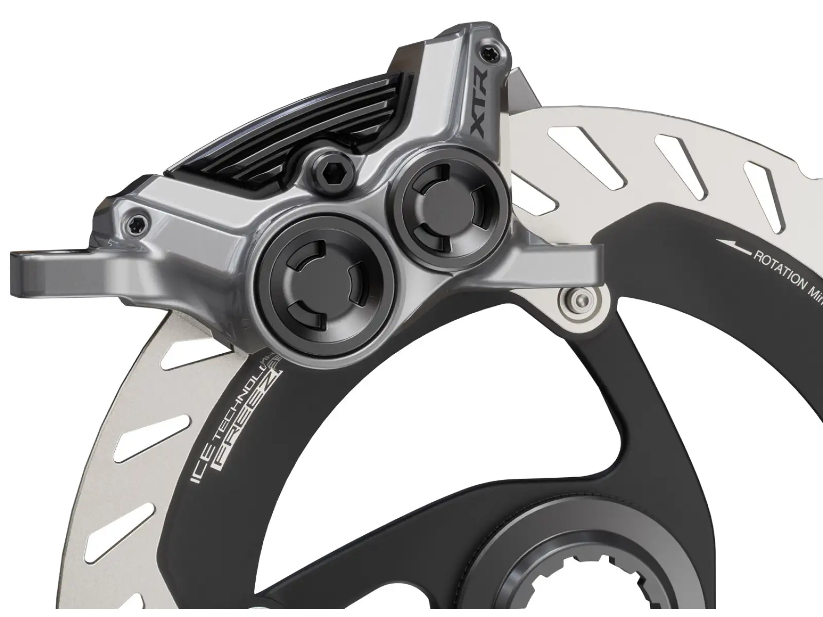 Shimano XTR BR-M9220+BL-M9220 kotoučová brzda přední destičky kovové s chladičem
