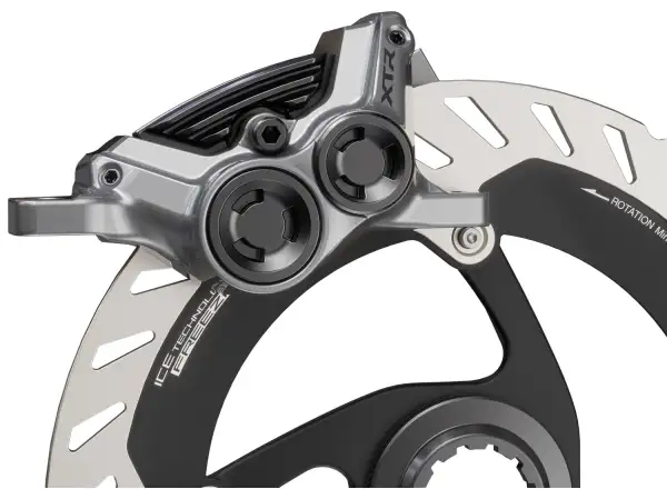 Shimano XTR BR-M9220+BL-M9220 kotoučová brzda přední destičky kovové s chladičem