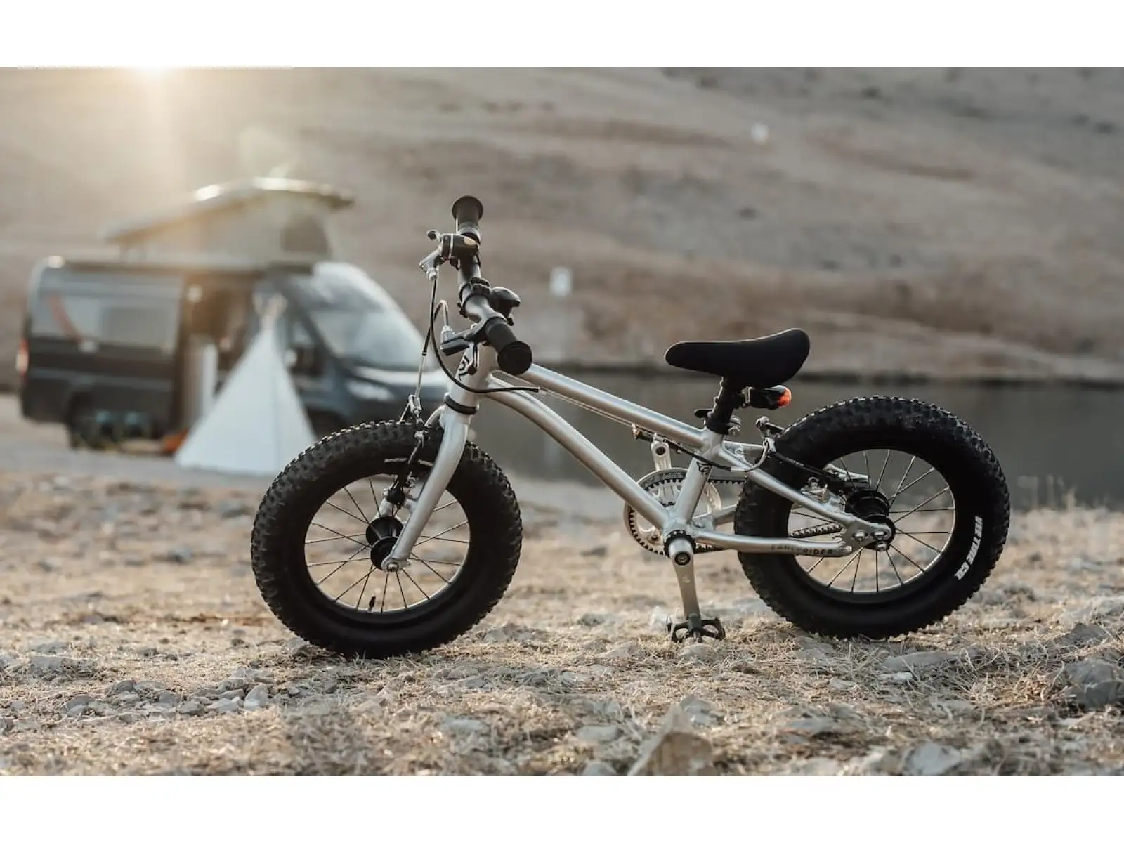 Early Rider Seeker 14 dětské kolo Brushed Aluminium