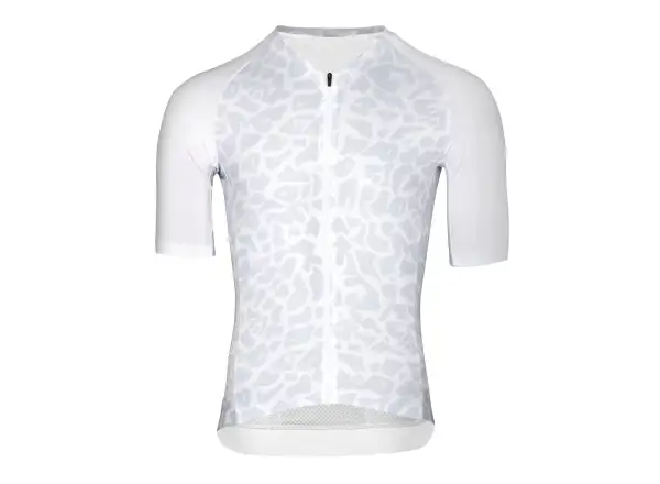Force Leopard pánský dres krátký rukáv bílá/šedá