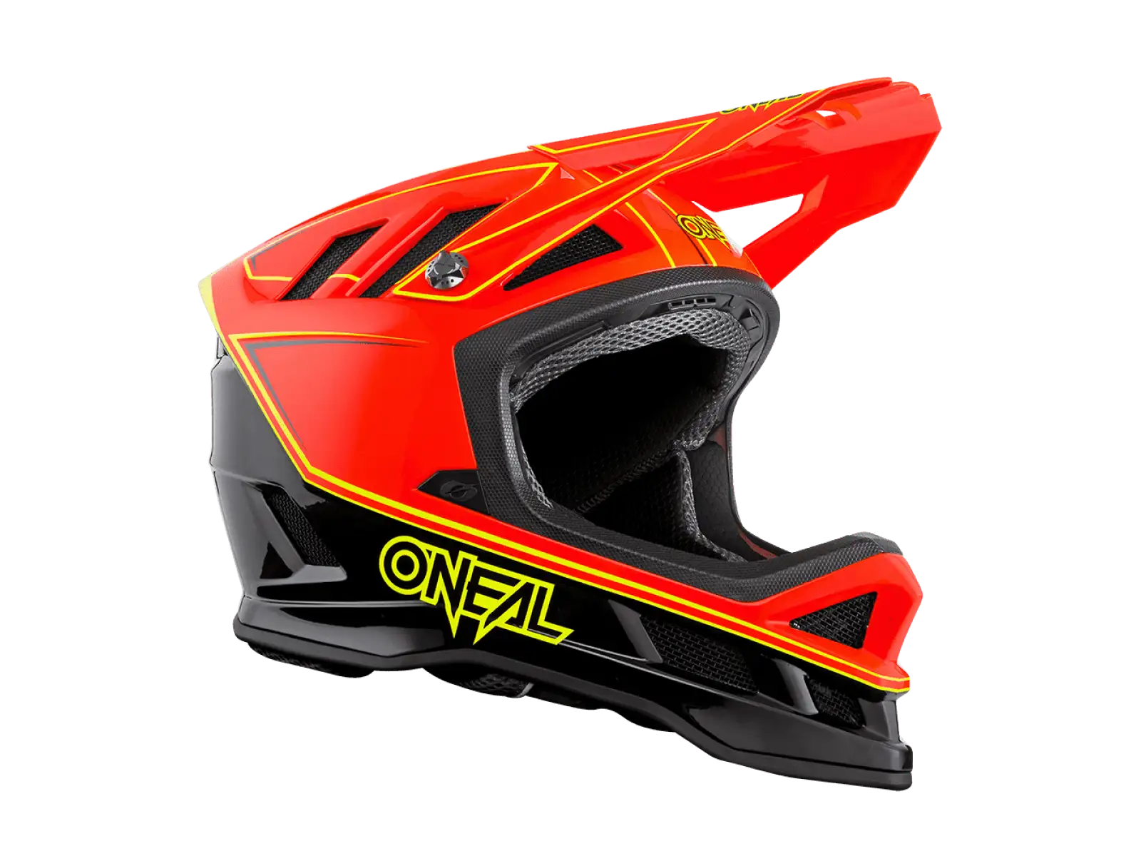 ONeal Blade Hyperlite přilba Charger Neon Red