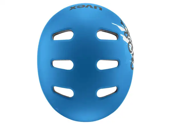 Uvex Kid 4 Style dětská přilba Super Hero Blue Matt