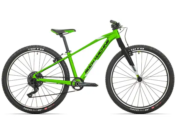 Rock Machine Thunder 29 2021 gloss DVO green/gloss silver/black horské kolo