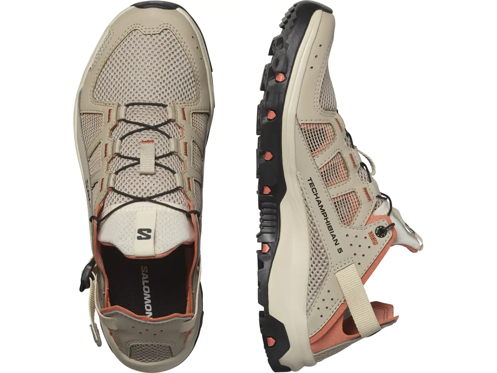 Salomon Techamphibian 5 White pepper/Bleached Sand/Living Coral