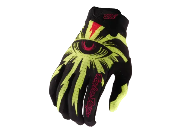 Troy Lee Designs Youth Air Cyclops dětské rukavice Black/Flo Yellow