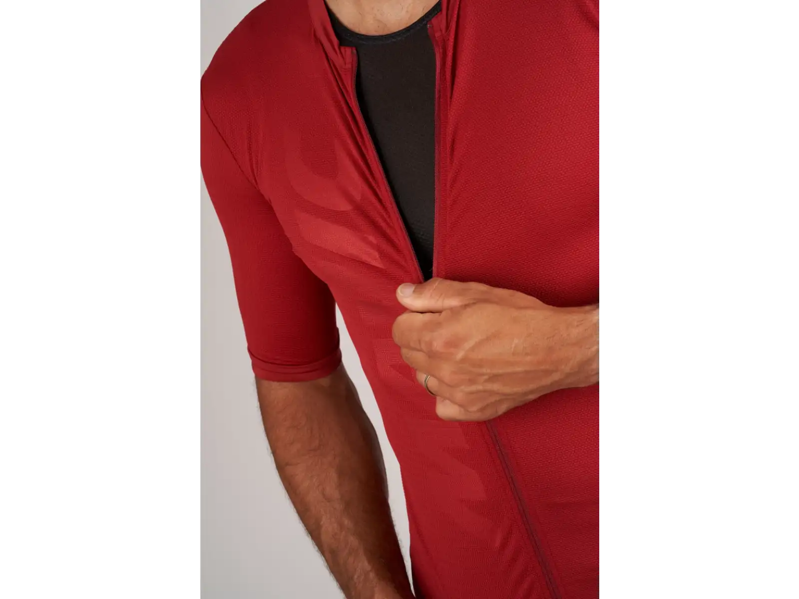 Mavic Aksium pánský dres krátký rukáv Burgundy