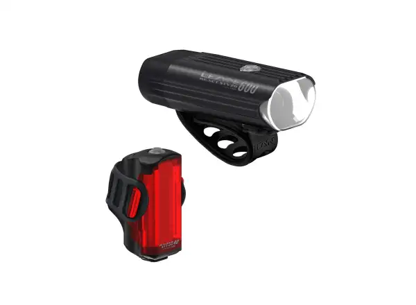 Lezyne Radar React StVZO System přední a zadní světlo Black