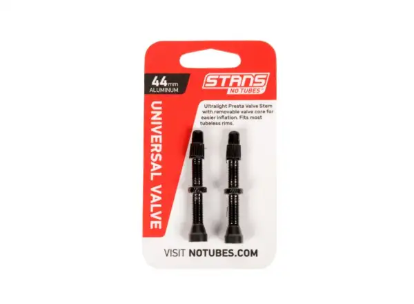No Tubes Universal Tubeless Alu ventilky 44 mm - pár