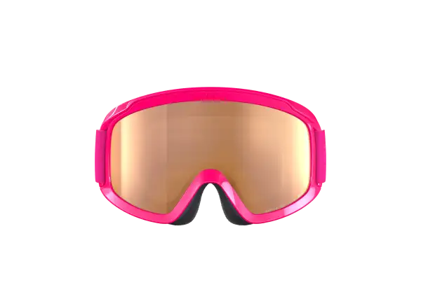 POC POCito Retina dětské lyžařské brýle Fluorescent Pink/Partly Sunny Light Orange