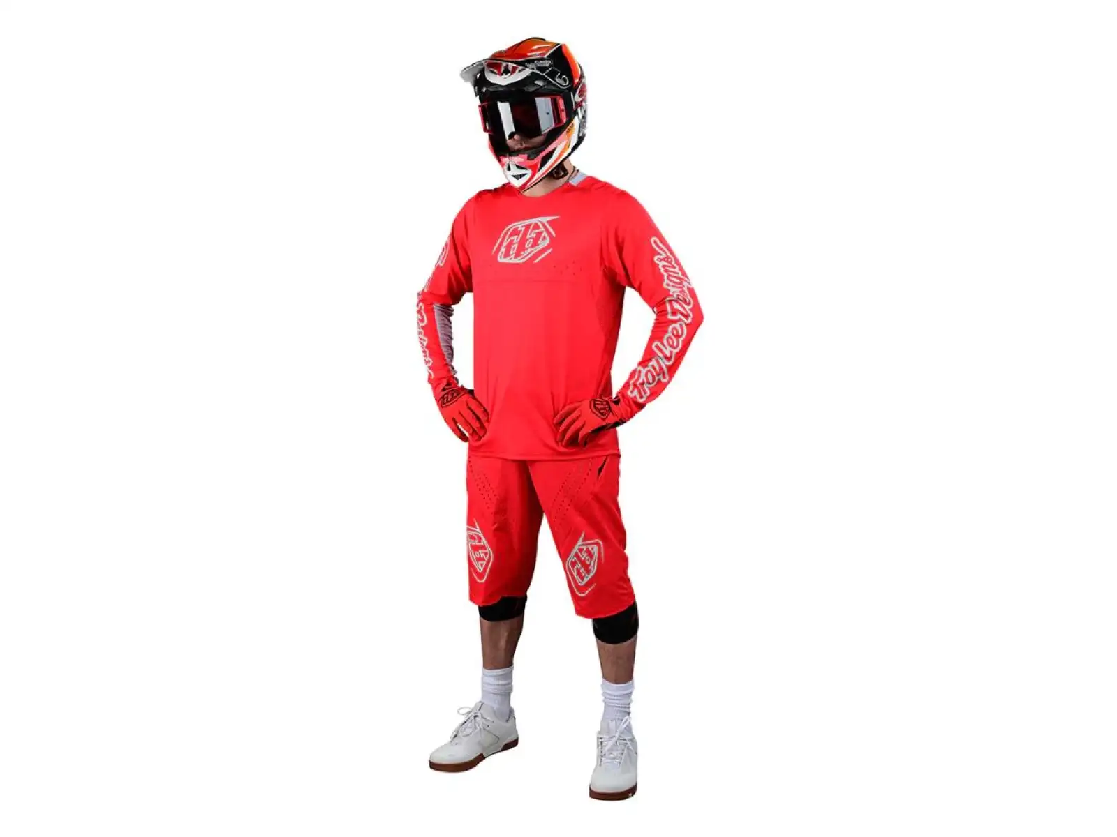 Troy Lee Designs Sprint pánský dres dlouhý rukáv Icon Race Red