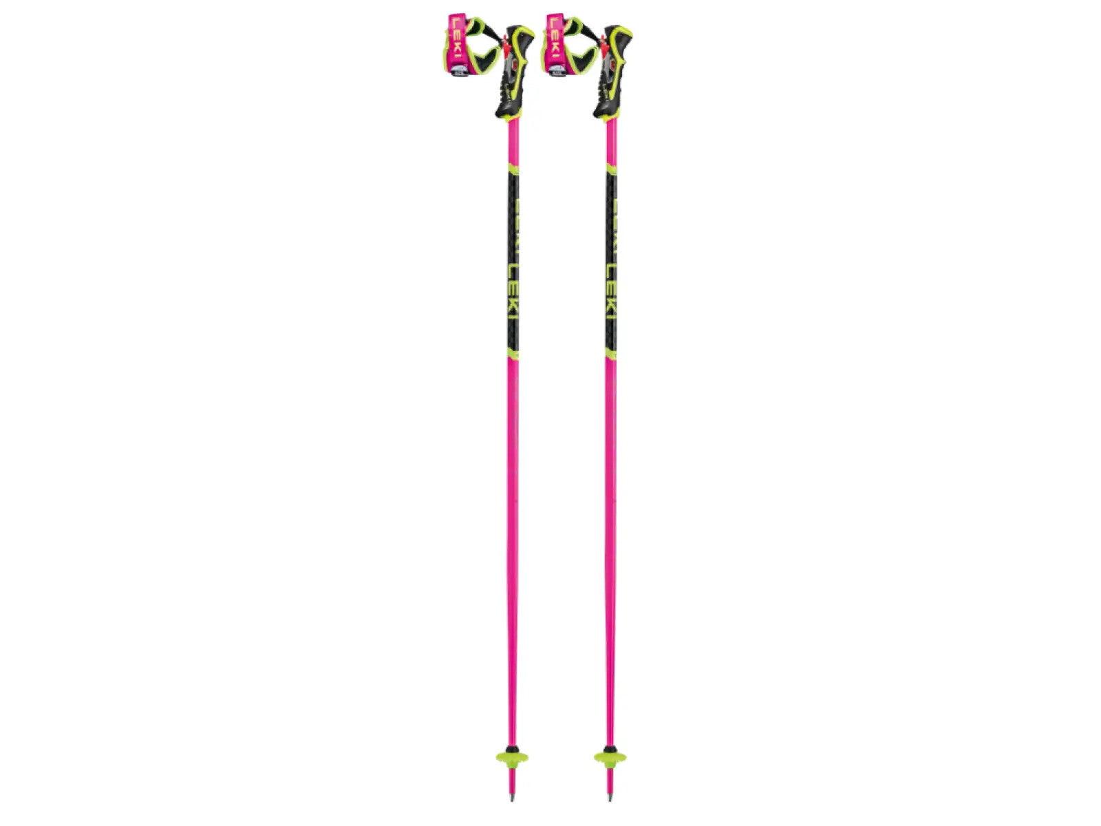 Leki WCR TBS SL 3D sjezdové hole Neonpink/Black/Neonyellow