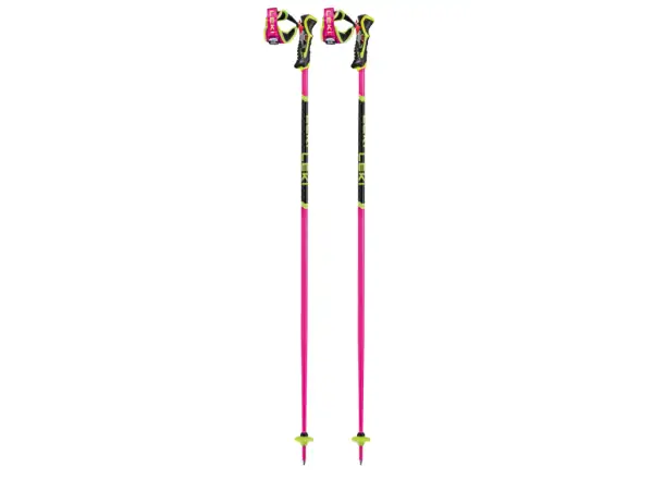 Leki WCR TBS SL 3D sjezdové hole Neonpink/Black/Neonyellow