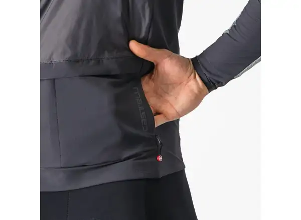 Castelli Unlimited Puffy pánská bunda Defender Green/Dark Grey