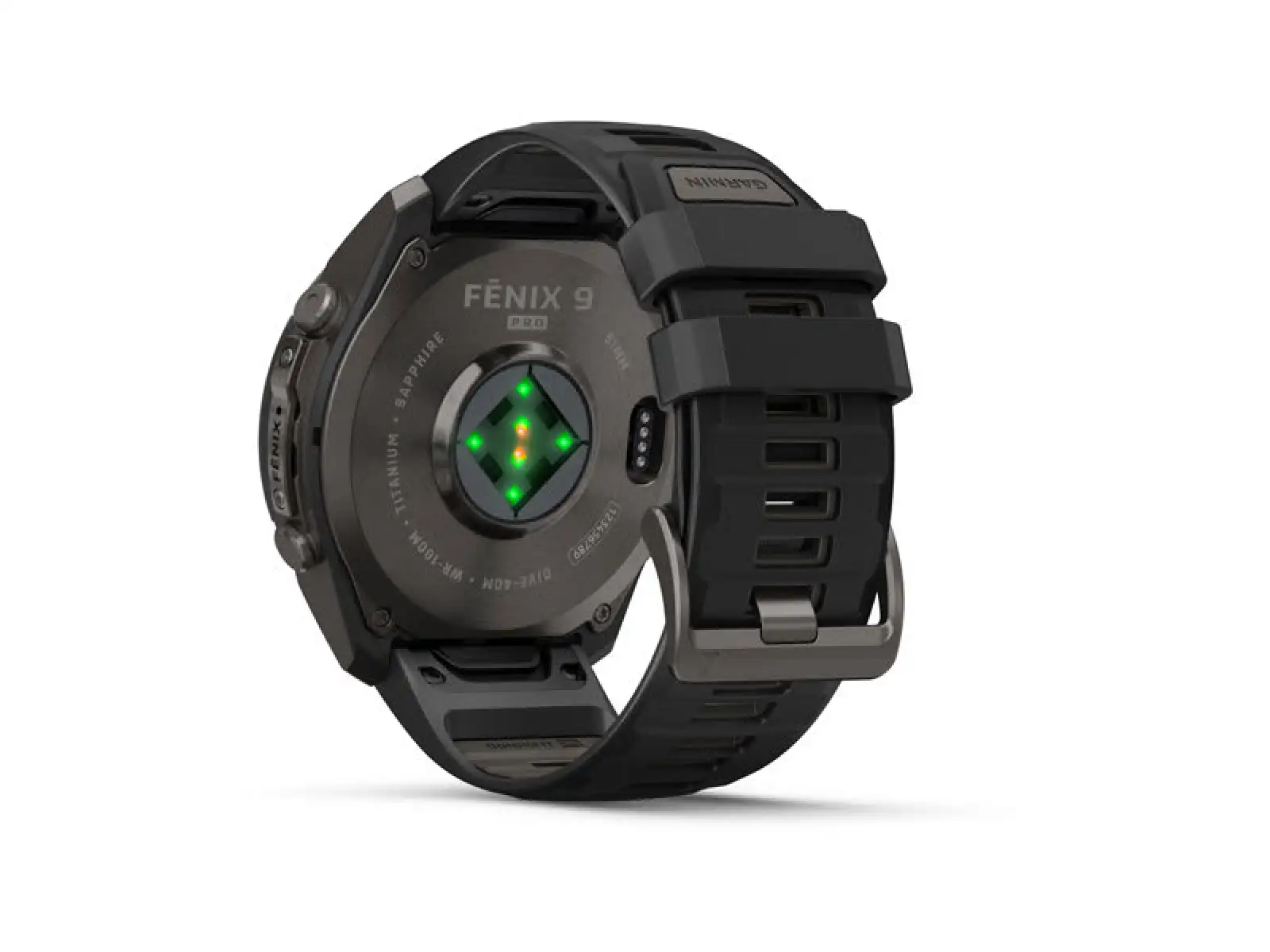Garmin Fénix 9 Pro inReach 47 mm chytré hodinky Carbon gray DLC Titanium Black/Pebble gray