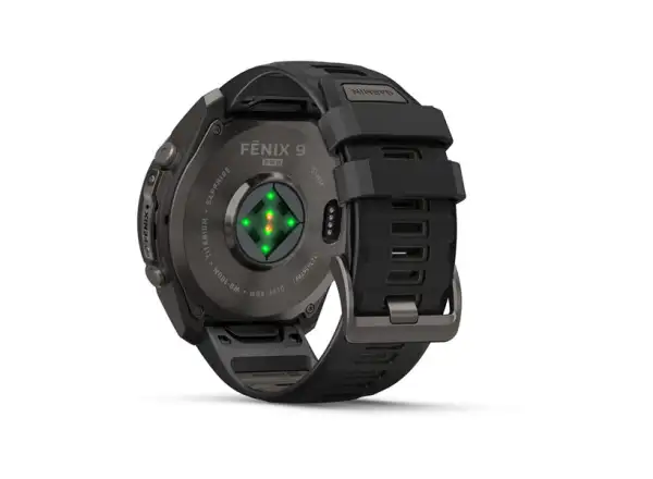Garmin Fénix 9 Pro inReach 47 mm chytré hodinky Carbon gray DLC Titanium Black/Pebble gray
