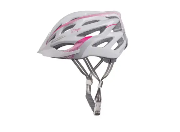 Etape Vesper cyklistická přilba bílá/růžová