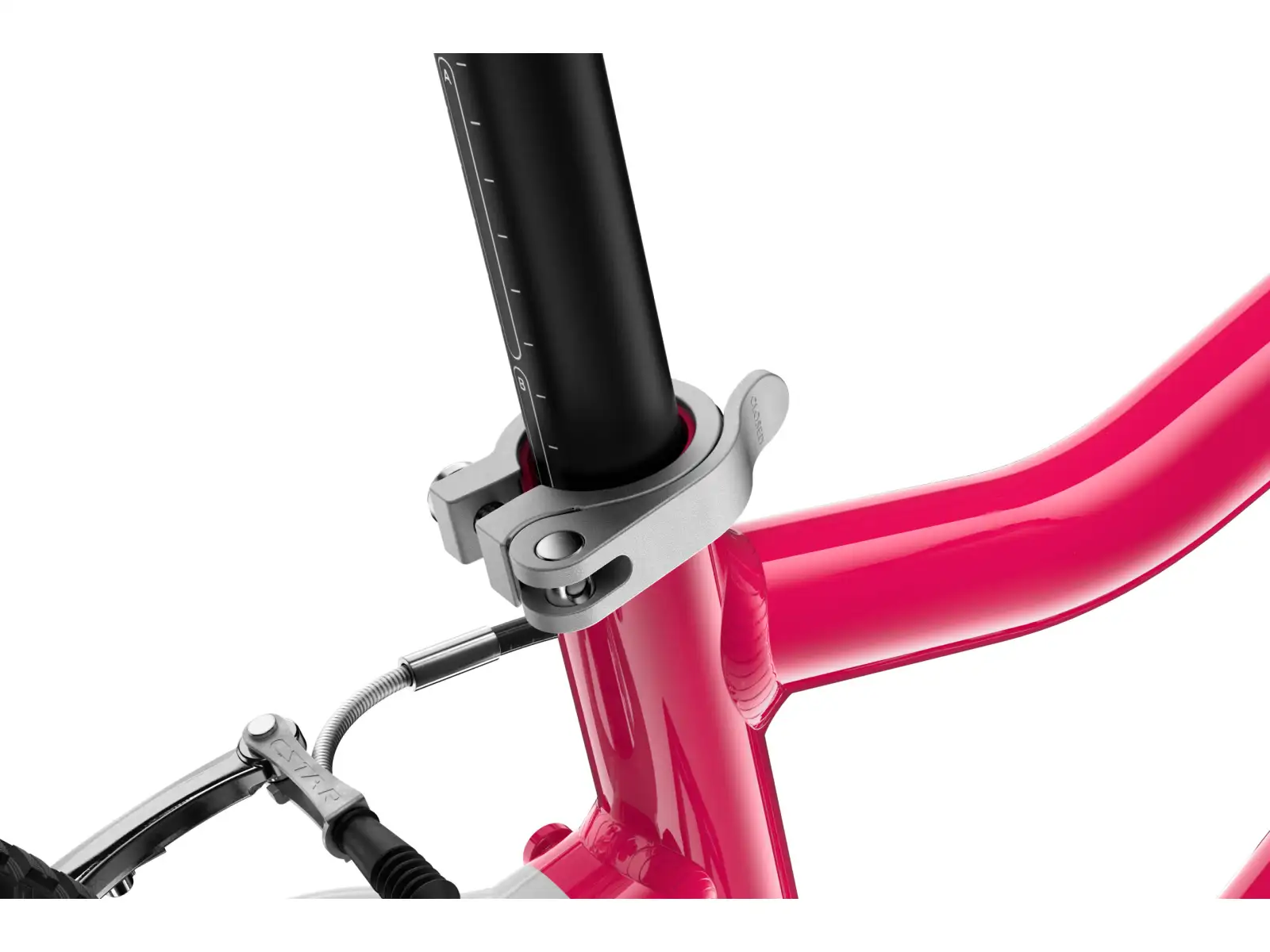 Woom GO 4 dětské kolo 20" Hot Pink