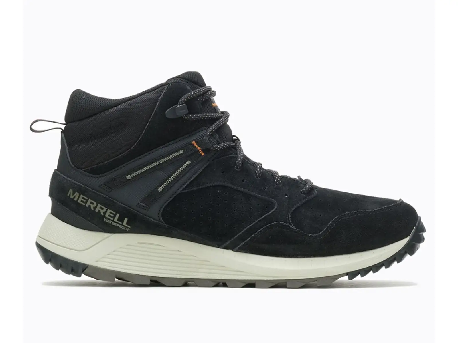 Merrell Wildwood Sneaker Boot MID WP pánská turistická obuv black