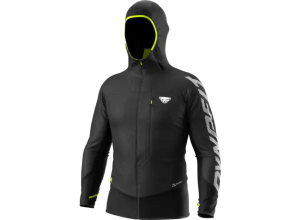 Dynafit DNA Polartec Alpha pánská bunda Black Out/Neon Yellow